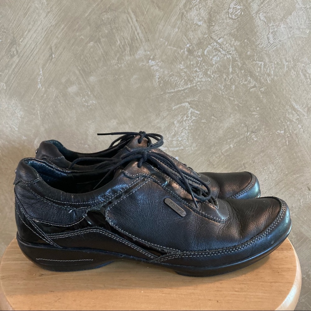 Aetrex Black Leather Shoes Size 11